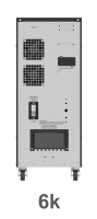 UPS Online Gelombang Sinus Murni Stabilitas Tinggi C6KS 6KVA Tipe Tower untuk Peralatan Server Pusat Data