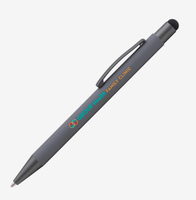 Stylos à bille personnalisés Bowie Soft Touch avec impression de logo en couleur, cadeaux promotionnels, fournitures de papeterie de bureau