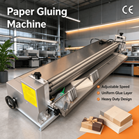 Machine à coller le papier manuelle de bureau, applicateur de colle, machine à coller à chaud et à froid pour emballages de boîtes rigides