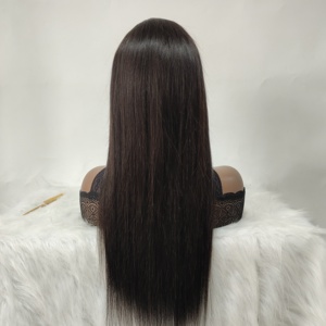 Pure Handmade Natural Virgin Unprocessed Mink Brazilian Straight Human Hair Hd Lace <strong>Front</strong> <strong>Wigs</strong> With Baby Hair for Black Women - Product Image 6