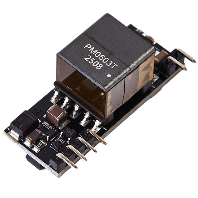 DP1435 PoE PD Module for CCTV Surveillance Ultrathin 10G IEEE802.3af Standard 48V to 5V/12VDC Output 1500V Isolation DIP Board