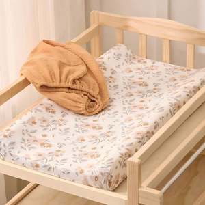 Couverture de table à langer en mousseline de coton ultra douce et respirante pour bébé - Product Image 2