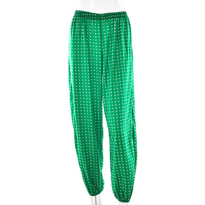 Pantalon Harem Femme Style Européen et Américain à Pois, Taille Mi-Haute, Respirant, Décontracté, Coupe Courte pour l'Été - Product Image 5