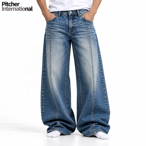 Custom <b>mens</b> light wash <b>jeans</b> Wholesale <b>mens</b> light wash <b>jeans</b> Light wash <b>jeans</b> Enzyme Washed Cotton Denim - Product Image 1