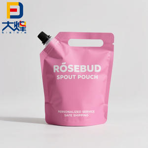 कस्टम मुद्रित साकेट बायोडिग्रेडेबल 500 एमएल 1 एल पॉली बैग पैकेजिंग तरल खड़े मोरे बैग - Product Image 6