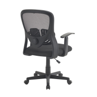 Nouvelle arrivée Chaise de bureau pivotante élégante en maille avec support dorsal Chaise en tissu bon marché pour les fonctions de décoration de bureau