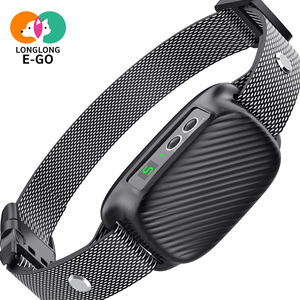Collier de dressage intelligent pour chiens domestiques, rechargeable, étanche, en plastique, multi-niveaux, anti-aboiement, longue autonomie - Product Image 1