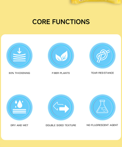 Qianheng 24*30cm phân hủy sinh học sợi thực vật nén Khăn viên 20 cái/túi nhanh khô không gây dị ứng dùng một lần Logo tùy chỉnh - Product Image 3