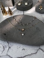 Présentoir à bijoux créatif, style haut de gamme, esthétique luxueuse, ensemble de table, accessoires de photographie