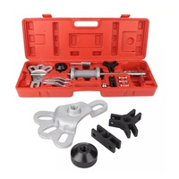 Kit de 16 outils de réparation pour roulements d'essieu, moyeux et engrenages avec marteau à inertie