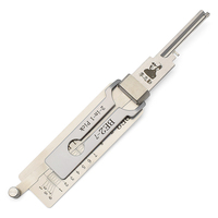 Outils LISHI BE2-7 2 en 1, outil de crochetage et de décodage pour serrures de voiture, kit de crochetage professionnel pour serrures de voiture