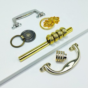 Đồ nội thất phần cứng phụ kiện xử lý phụ kiện cổ điển vàng cổ sắt Vòng nội knobs Vòng cao su Knob xử lý - Product Image 4