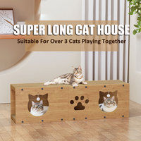 Personnalisé Grande Taille Double Couches Durable Pet Chat Maison Scratch Board Carton Chat Scratcher Avec Des Prix Pas Cher