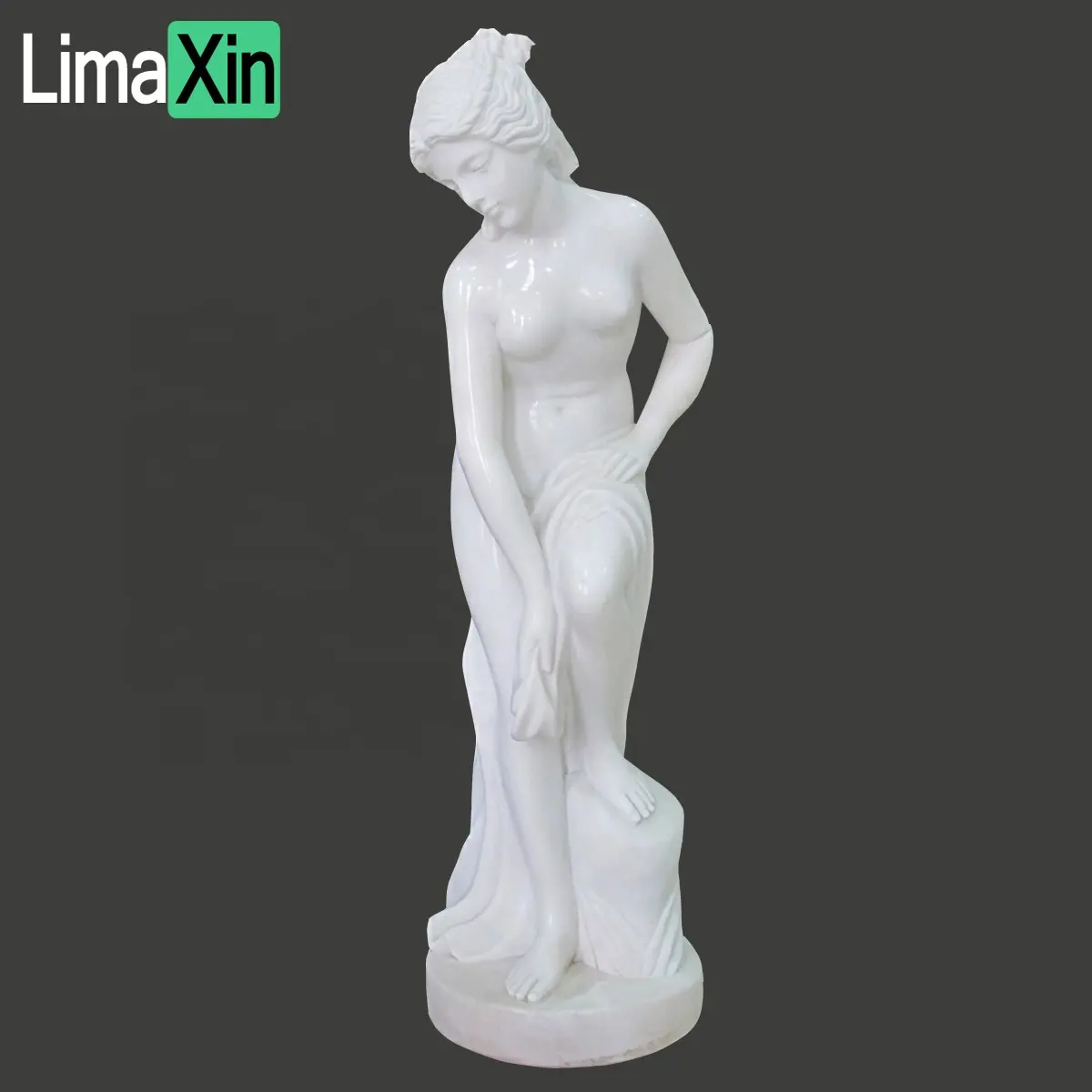 Özelleştirilmiş el oyma mermer heykel heykel ünlü çıplak kadın taş heykel gemi hazır