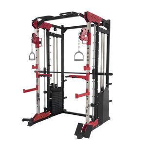 Hot Selling <strong>Cable</strong> Crossover Trainer Smith <strong>Machine</strong> Multi Functional Commercial Power <strong>Squat</strong> Rack Cage Home Gym Smith <strong>Machine</strong> - Product Image 1