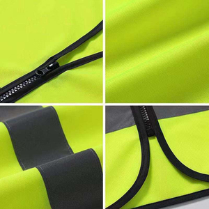 Chaleco de Seguridad Reflectante de Alta Visibilidad Amarillo Naranja para Trabajadores de la Vía Pública, Venta Directa de Fábrica - Product Image 5