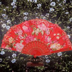 Abanico Plegable Chino de Encaje, Recuerdos de Boda, Abanico de Mano de Plástico para Decoraciones de Fiesta de Graduación, Artesanías de Plástico Hechas a Mano - Product Image 2