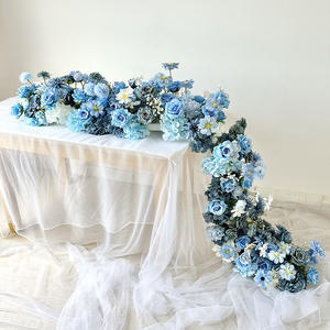 Ghirlanda di Fiori Personalizzata a Cascata con Coda Oscillante 8 Piedi per Decorazioni Matrimoniali - Product Image 6