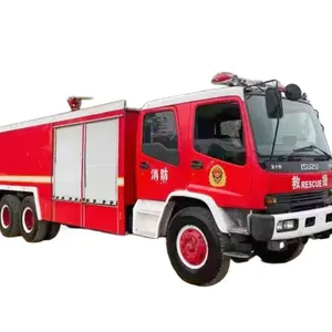 Camion de pompier Isuzu 6*4 6*6 4*2 prix du camion de pompier MAN Rescue Special avec treuil, grue et générateur à vendre