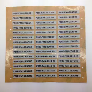 Die Cut PET Adhesive Paper Machine Print Cartridge Sticker PET Sheet Outdoor Stickers Printing Custom Packaging Labels