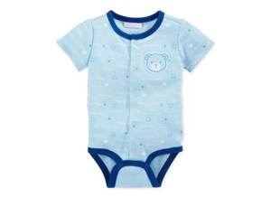 Combinaison d'été pour bébés garçons, motif simple et mignon, en coton brodé – Grande Vente - Product Image 2