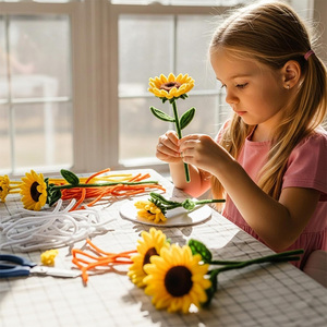 Set de Limpiapipas de Chenilla de Colores para Manualidades, Creación de Flores, Manualidades de <span class=keywords><strong>Calabaza</strong></span> y Suministros de Arte - Product Image 4