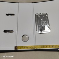 Suministros de Papelería de Oficina, Producto de Archivo, Carpeta Archivadora de Palanca Tamaño A5 Corta de 2.5 mm con Clip Extraíble de 3 Pulgadas