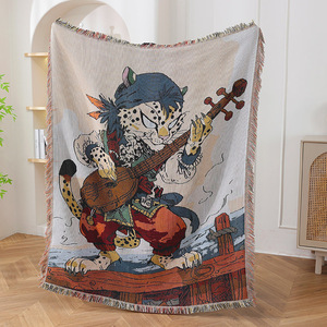 Wholesale Anime <strong>Pattern</strong> Fabric for Clothing or Blanket Can <strong>Custom</strong> <strong>Design</strong> Throw Blanket Home Textiles - Product Image 2