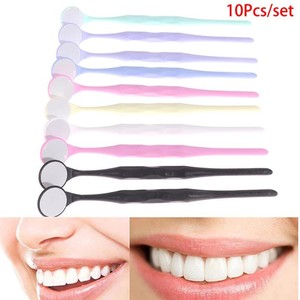 กระจกตรวจฟันฮวนเซ่น 10 ชิ้น เครื่องมือตรวจช่องปากพลาสติก สำหรับใช้ในบ้าน - Product Image 5
