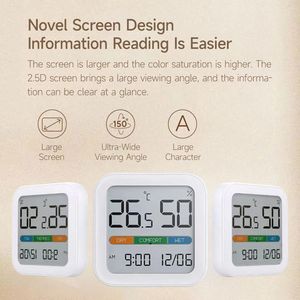 Écran LCD MIIIW Mini Thermomètre Hygromètre Horloge de Table S210 Moniteur pour <span class=keywords><strong>Xiaomi</strong></span> Youpin - Product Image 4