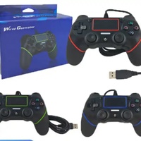 Manette filaire pour console PS4 / PC, manette de jeu pas chère pour jeux PS4