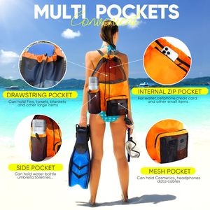 Muestra Gratuita de Bolsa Impermeable Plegable para Exteriores, Bolsa de PVC con Logotipo Personalizado, Bolsa Impermeable Flotante para Camping, Senderismo, Viajes y Natación - Product Image 3