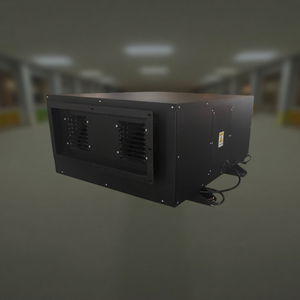 Déshumidificateur numérique 480L à montage au plafond, sécheur d'air commercial à conduits pour entrepôt, usine, atelier - Product Image 1