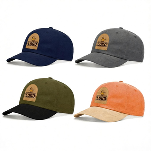 Service OEM/ODM, Casquettes de Baseball Vintage en Coton pour Hommes à 6 Panneaux avec Logo Brodé Personnalisé, Vente en Gros - Product Image 4