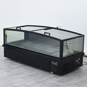 Congélateur <span class=keywords><strong>coffre</strong></span> de présentation en îlot, de type compresseur, à haute efficacité énergétique, qualité supérieure, pour supermarchés et usines - Product Image 4