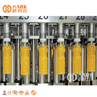Ligne de production de machines de remplissage de capsuleuse de remplissage de rince-bouche d'usine de jus de boissons entièrement automatique