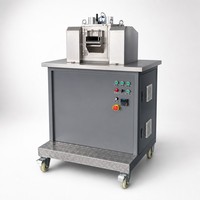 Machine de granulation de plastique, broyeur de laboratoire à deux rouleaux, mélangeur de composés de caoutchouc NBR EPDM, granulation, test d'échantillons, chauffage électrique, CE ISO
