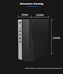 Boîtier PC de bureau A88 <span class=keywords><strong>Mini</strong></span> <span class=keywords><strong>ITX</strong></span> avec 4 interfaces USB, prend en charge une petite alimentation 1U, carte mère <span class=keywords><strong>MINI</strong></span> <span class=keywords><strong>ITX</strong></span> pour ordinateur de bureau - Product Image 4