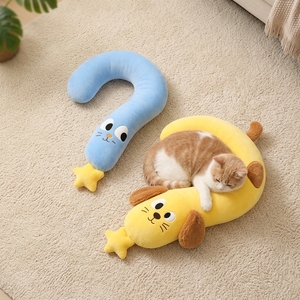 Jouets en peluche pour chatons sur mesure, en forme de point d'interrogation et d'exclamation, pour soulager le stress et s'amuser - Product Image 2