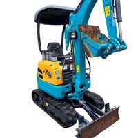 Chargeuse-pelleteuse Kubota U17 d'occasion 2023 de 1,7 tonne, mini-pelleuse hydraulique, engin de construction CE