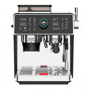 <span class=keywords><strong>Cafetera</strong></span> <span class=keywords><strong>con</strong></span> Panel <span class=keywords><strong>de</strong></span> Control Táctil y Pantalla Digital <span class=keywords><strong>de</strong></span> Temperatura, Calentamiento Rápido, Máquina <span class=keywords><strong>de</strong></span> Espresso Semiautomática - Product Image 1