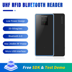 Lector y Escritor <span class=keywords><strong>RFID</strong></span> UHF Inalámbrico de Largo Alcance con Bluetooth, Pasivo ISO 18000-6C, 1m de Distancia, SDK Gratuito, para Inventario - Product Image 1