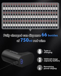 Choix Tendance 2026 Distributeur <span class=keywords><strong>de</strong></span> <span class=keywords><strong>Vin</strong></span> à Aération Instantanée Mini Carafe à <span class=keywords><strong>Vin</strong></span> Automatique Portable Aérateur <span class=keywords><strong>de</strong></span> <span class=keywords><strong>Vin</strong></span> Électrique - Product Image 3