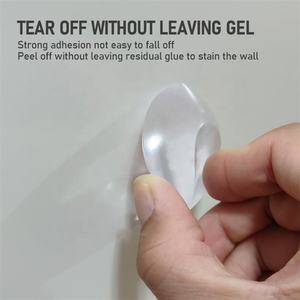 Protecteur mural de porte transparent 40x8mm, bouton de porte adhésif doux, autocollant muet, tampon de <span class=keywords><strong>Protection</strong></span> <span class=keywords><strong>Anti</strong></span>-<span class=keywords><strong>choc</strong></span> - Product Image 2