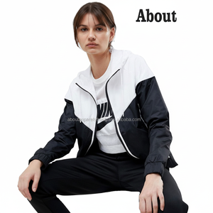 New Streetwear Custom Brand logo 100% PVC Men Nylon Anorak Windbreakers Jackets Coat - Product Image 1