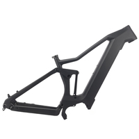 Cadre en carbone 29er pour vélo E-MTB à suspension complète Winowsports Compatible avec le cadre électrique mat brillant de Bafang M510 M600