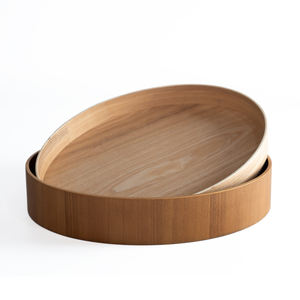 Plateau de service de luxe de haute qualité pour la décoration de la maison, matériaux naturels, plateau en bois écologique - Product Image 4