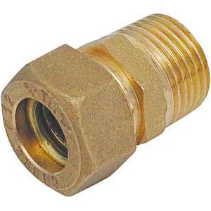 TIEMME 16X1/2 Junta tórica Acoplador de manguera de acero inoxidable recto macho de acoplamiento rápido con rosca NPT 12mm Tamaño de tubería Superficie lisa - Product Image 1