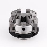SANOU K02-63 Mini mandrin de tour à bois autocentrant à 4 mors en acier massif de 63 mm avec précision de 0,05 mm
