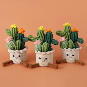 Tulipán de Ganchillo de Fábrica en Maceta Adorable, Decoración Kawaii para Habitación u Oficina, Cactus de Ganchillo, Tulipán, Girasol, Muñeco de Cactus en Maceta, Regalo para el Día de la Madre - Product Image 6